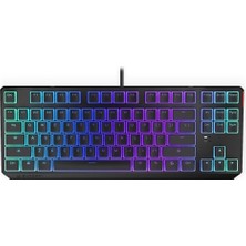 Endorfy Thock Tkl Pudding Kailh Red Switch Rgb Ingilizce Mekanik Kablolu Siyah Gaming Klavye (EY5A006)