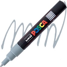 Uni Posca Su Bazlı Poster Marker 0.7  Pc-1m Gri