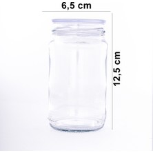 Krm Home Etiketli, Vakum Kapaklı ve Kaşıklı 12'li Lüx Baharat Takımı 330 ml