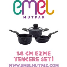 EMEL 14 Cm Ezme Tencere Seti