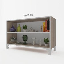 Kenzlife kitaplık tuğçe 068*090*020 crd ayaklı mutfak dolabı banyo ofis ayakkabılık kiler