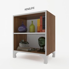 Kenzlife kitaplık tuğçe 068*040*020 cvz ayaklı mutfak dolabı banyo ofis ayakkabılık kiler