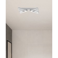 Hegza Lighting Osso (Gri Kasa, Sarı Işık) Ledli Modern Plafonyer LED Avize Salon Mutfak Oturma Odası Antre Hol Çocuk Odası LED