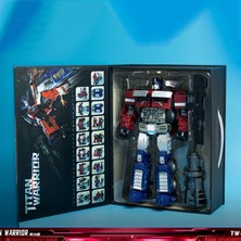 Superworld Transformers Büyütülmüş Versiyon Optimus Prime Metal Oyuncak Modeli Erkek Çocuk Hediye (Yurt Dışından)