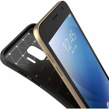 Skyarc Samsung Galaxy J2 Core (SM-J260F) Karbon Görünüm Negro Silikon Kılıf