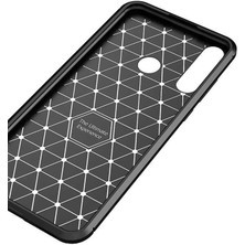 Skyarc Huawei Y6P Karbon Görünüm Negro Silikon Kılıf