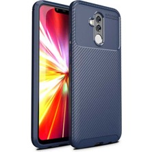 Skyarc Huawei Mate 20 Lite Karbon Görünüm Negro Silikon Kılıf