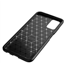 Skyarc Samsung Galaxy A03S Karbon Görünüm Negro Silikon Kılıf