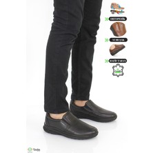 Forelli Erkek Yumuşak  Deri Ortopedik Hafif Bağcıksız Günlük Ayakkabı F24/CM47927