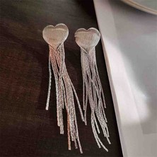 Noshnosh Silver Trend Rodyum Kaplama Kalpli Küpe