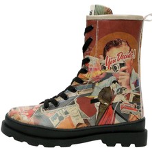 Kadın Vegan Deri Çok Renkli Uzun Bot - You Decide Tasarım