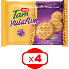 Torku Tam Yulaflı Bisküvi 375 gr x 4 Adet