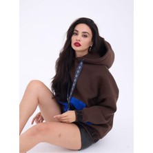 Kapüşonlu Oversize Sweatshirt