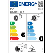 Sava 185/70 R14 88T Adapto Ms 4 Mevsim Oto Lastiği (Üretim Yılı: 2024)