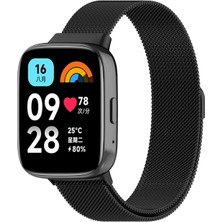 Forzacase Xiaomi Redmi Watch 3 Active ile Uyumlu Metal Mıknatıslı Kordon Kayış - FC850