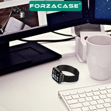 Forzacase Xiaomi Redmi Watch 3 Active ile Uyumlu Metal Mıknatıslı Kordon Kayış - FC850