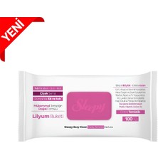 Sleepy Easy Clean Lilyum Buketi Yüzey Temizlik Havlusu 100 Yaprak