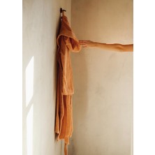 The Mia Fine Cotton Terracotta Bornoz Large  x large