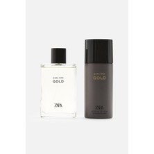 Zara Man Gold EDT 90 ml + Deodorant Spray EDC 150 ml Erkek Parfüm Seti