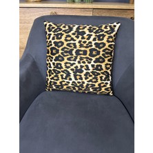 Angel's Collection Leopar Desenli Kırlent Kılıfı Tekli