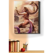 WebStyle Sayılarla Boyama Seti Kasnaklı Güzel Savaşçı 40 x 50 cm
