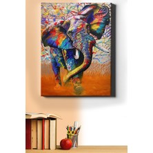 WebStyle Sayılarla Boyama Seti Kasnaklı Afrika Fili 50 x 65 cm