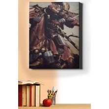 WebStyle Sayılarla Boyama Seti Kasnaklı Atlı Savaşçı 40 x 50 cm