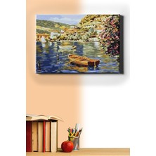 WebStyle Sayılarla Boyama Seti Kasnaklı Kıyı Kasabası 50 x 65 cm