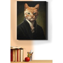 WebStyle Sayılarla Boyama Seti Kasnaklı Kedi ve Asalet 40 x 50 cm