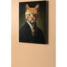 WebStyle Sayılarla Boyama Seti Kasnaklı Kedi ve Asalet 40 x 50 cm