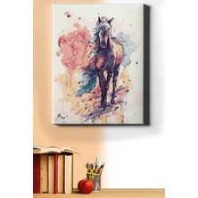 WebStyle Sayılarla Boyama Seti Kasnaklı Sihirli At 40 x 50 cm