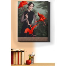 WebStyle Sayılarla Boyama Seti Kasnaklı Kırmızı Düşler 60 x 75 cm