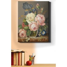 WebStyle Sayılarla Boyama Seti Kasnaklı Vazoda Çiçekler 40 x 50 cm