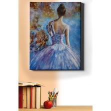 Balerin Gidişi Sayılarla Boyama Seti Kasnaklı 60X75