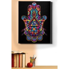 WebStyle Sayılarla Boyama Seti Kasnaklı Fatima 40 x 50 cm