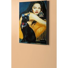 WebStyle Sayılarla Boyama Seti Kasnaklı Bastet ve Mısır Prensesi 40 x 50 cm