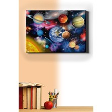 WebStyle Sayılarla Boyama Seti Kasnaklı Galaksi 40 x 50 cm