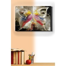 WebStyle Sayılarla Boyama Seti Kasnaklı Mistik Kelebek 40 x 50 cm