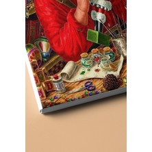 WebStyle Sayılarla Boyama Seti Kasnaklı Noel Tamircisi 40 x 50 cm