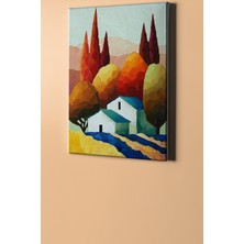 WebStyle Sayılarla Boyama Seti Kasnaklı Sonbaharın Gelişi 50 x 65 cm