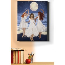 WebStyle Sayılarla Boyama Seti Kasnaklı Dolunayla Dans 60 x 75 cm