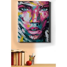 WebStyle Sayılarla Boyama Seti Kasnaklı Renkli Yüz 50 x 65 cm