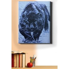 WebStyle Sayılarla Boyama Seti Kasnaklı Panter 40 x 50 cm