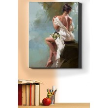 WebStyle Sayılarla Boyama Seti Kasnaklı Gelin 40 x 50 cm