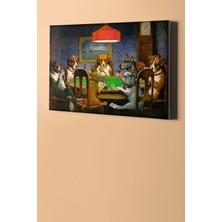WebStyle Sayılarla Boyama Seti Kasnaklı Dog Poker 60 x 75 cm