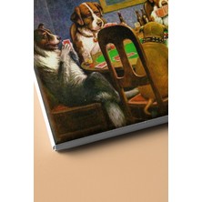 WebStyle Sayılarla Boyama Seti Kasnaklı Dog Poker 60 x 75 cm