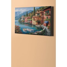 WebStyle Sayılarla Boyama Seti Kasnaklı Sakin Kıyı 60 x 75 cm