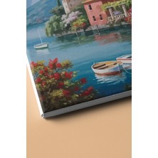 WebStyle Sayılarla Boyama Seti Kasnaklı Sakin Kıyı 60 x 75 cm