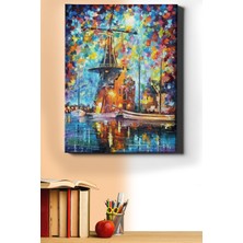 WebStyle Sayılarla Boyama Seti Kasnaklı Yel Değirmeni 40 x 50 cm