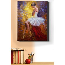 WebStyle Balerin Sayılarla Boyama Seti Kasnaklı 40 x 50 cm